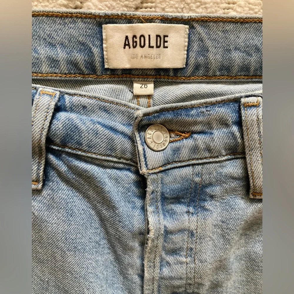 Agolde Sky Blue Jeans - Picture 3 of 6